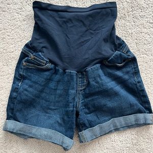 Indigo Blue Maternity Shorts Size M